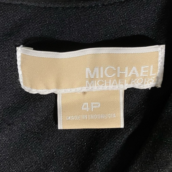 Michael Kors Black Stretch Dress Zipper Accent 4P - Picture 5 of 10